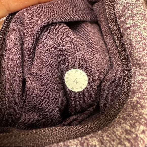 Lululemon Stride Jacket II Luon Hooded Size 4 Heathered Cherry Athleisure Yoga - Picture 9 of 16